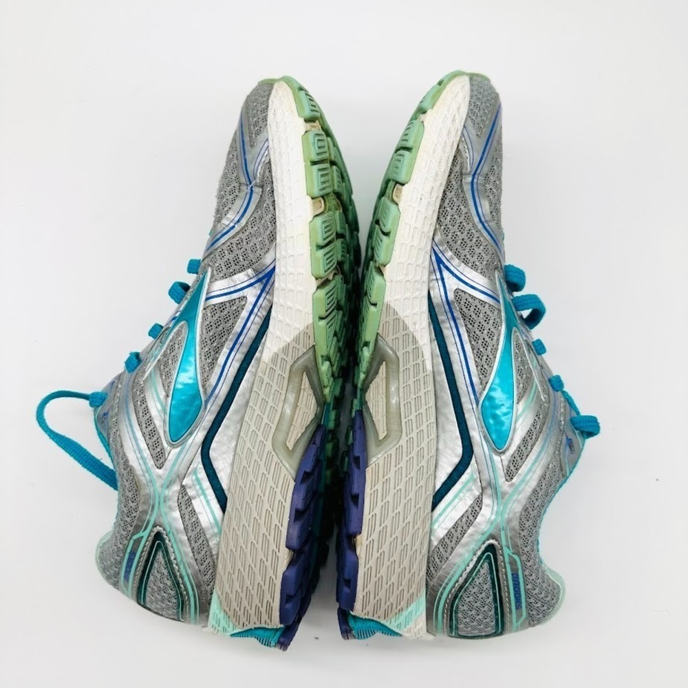 Brooks GTS Running Shoes Women US 6.5 Gray Blue Athletic Sneakers Comfort - Picture 9 of 15